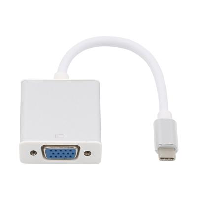 China COMPUTER Type C to VGA Adapter USB C 3.1 Male to VGA Female Adapter for sale