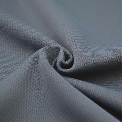 China Breathable quick dry polyester mesh upf50 fabric for sportswear moisture wicking for sale