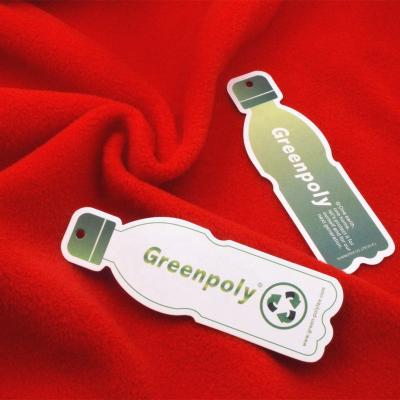 China Eco-friendly Greenpoly Recycled Polyester Single Face Fleece With GRS for sale