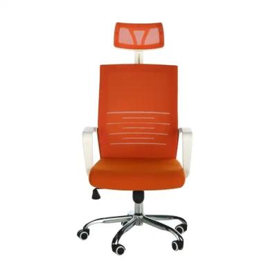 China Adjustable (height) Good price Office Furniture Back Chrome Base Head Pillow Quality Office Chair for sale