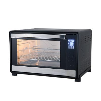 China Hotel 240V 2200W Digital Touch Key Electric Panel Universal Convection Oven Mini Pizza Oven 60L for sale