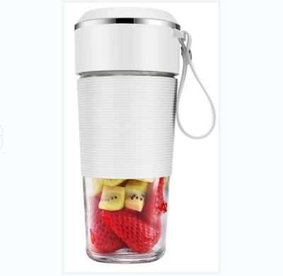 China Household Newly Design Portable Household Juicer Blender Household Fruit Blender 4 Blades Into Juicer 300ml Cup for sale