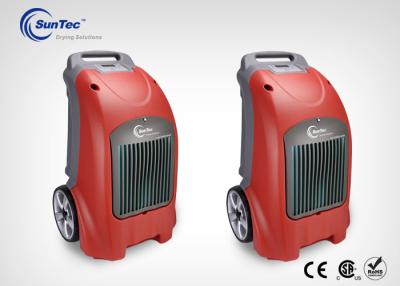 China 65 Liter / Day Mobile Air  Water Damage Restoration Dehumidifier Proof Scratches for sale