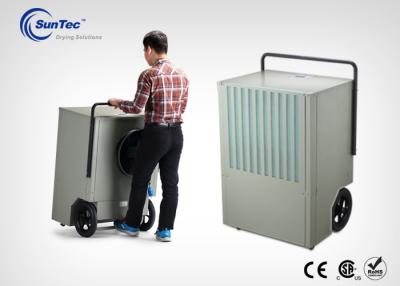 China Industrial Portable Dehumidifier Building Dryer Moisture Absorber With Two Big Wheels for sale