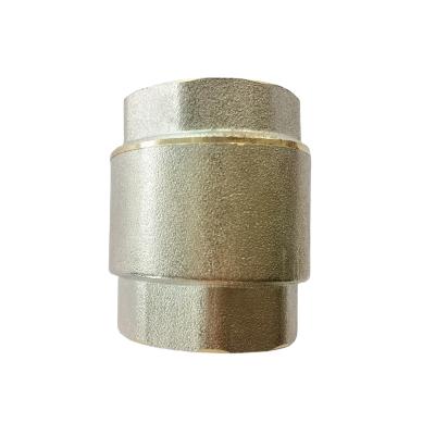 China General Brass Check Swing Spring Nickel Plated Checking Check Valve With 1/2 Inch-4 Inch for sale