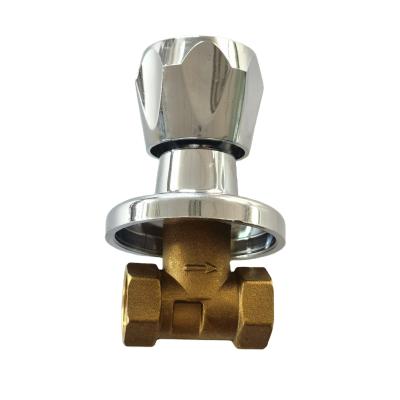 China General Brass Copper Bronze Concealed Concealed Shut Off Valve Dark Globe Valve for sale