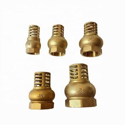 China General Brass Suction Valve For Water Pump 1/2 Inch-4 Inch Temperature 100 Manual Female Thread Normal General Customized Service 1/2