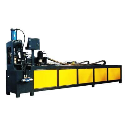 China Building Material Shops Automatic Tube Hole Punching Flanging Machine Metal Round Square Pipes Hydraulic Pipe Punching Machine for sale