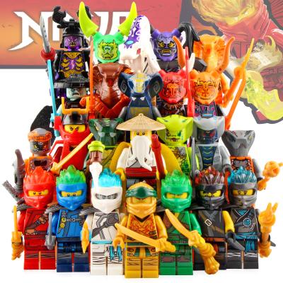 China DIY Toys Model Building Blocks Ninja Pythor Chop Action Numbers Building Toy Ninja ' Rai Ghost Mezmo Serpentine Army Soldiers Evil Figures Set for sale