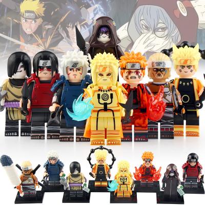 China WM6108 Uzumaki Nanuto Senju Tobirama Namikaze Minato Orochimaru Yakushi Kabuto Mini Figures Building Blocks Model Building Toy Killer Bee for sale