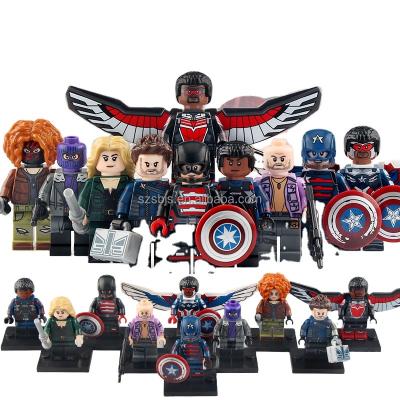 China Zemo Battlestar Karli U.S.Agent Children's Endgame Educational Toys Building Blocks Building Toy X0313 Super Heroes Falcon Winter Soldier Figure for sale