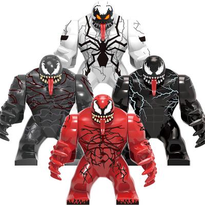 China Building Toy Super Hero Venom X0327 Carnage Serum Riot Action Numbers New Big Say Tongue Building Blocks Toy Kids Puzzle Diy Gift for sale