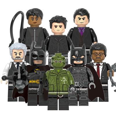 China The HOT Comic Catwoman Bruce Wayne Penguin Riddler Mini Building Toy X0334 DC Super Heroes Bat Man Action Figure Building Blocks Toys Model Set for sale