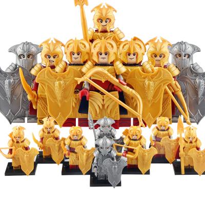 China Hot Building Toy KT1040 Dwarf Military Medieval Knights The Lord The Rings Toys Building Blocks Bricks Medieval Knight Mini Figure DIY Toys for sale