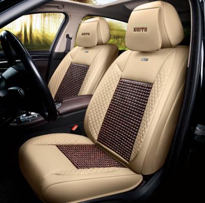 China High Quality Durable Breathable Fashion Pearwood Car Seat Covers for sale