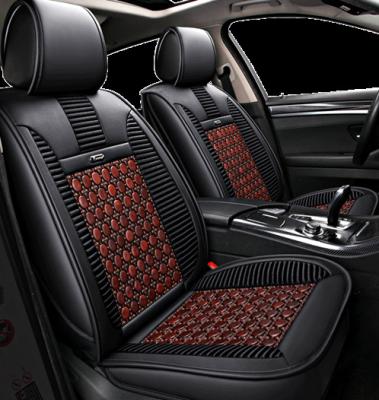 China Protect car interior universal wholesale durable luxury pearwood car seat covers for sale