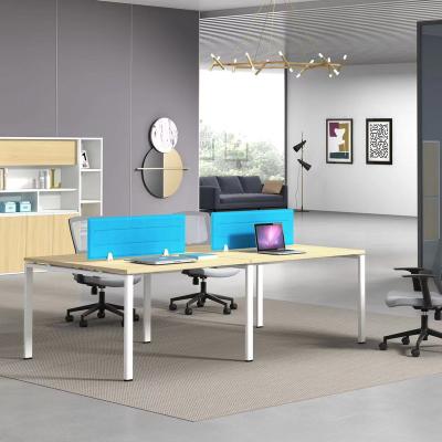 China Modular Capacity Staff Workstation Desk 4 People 6 People Desk Open Standing for sale