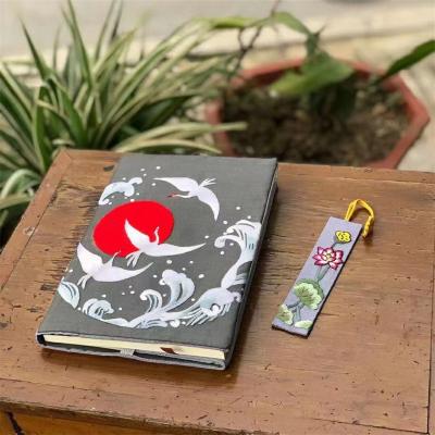 China High-end custom handmade notebook special embroidery notebook to commemorate this China Suzhou embroidery handmade gifts for people ordered products birt for sale