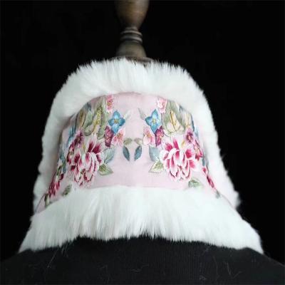 China China Suzhou Windproof And Warm Heavy Embroidery Craft Scarf Bib Winter Handmade Gifts For People Ordered SuXiu Products Birthday Gift for sale