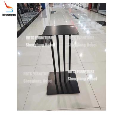 China Industrial Vintage Metal Steel Cast Iron Black Dining Table Base Square Base for sale