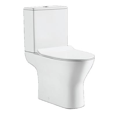 China Double-Flow 610mm Length Two-Piece Eau De Toilette Brand P-Trap Down Wash Ceramic Toilet MFZ-45 Medyag Toilets for sale