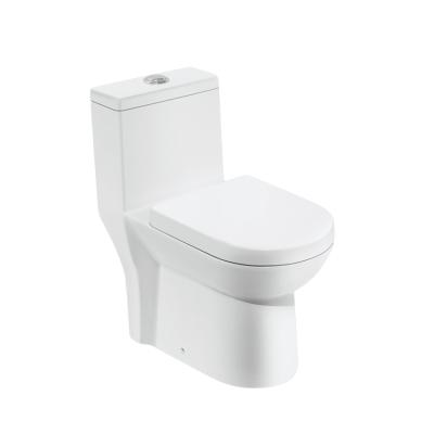 China Double-flush Medyag Oval Flush Toilet Rimless One-Piece Dual Power Bathroom Ceramic Toilet for sale