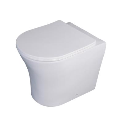 China Concealed Cistern Medyag Concealed Return Cistern Two Wall Toilet Wash Down Rimless Bathroom Ceramic P-Trap Lavatory for sale