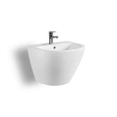 China Medyag Wall Hung Wash Basin Bathroom Sink Modern High Quality Ceramic Basin YGZ-002 for sale