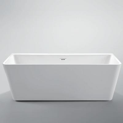 China Large Bathtub Medyag Space Alone Freestanding Acrylic Single Bathtub Stand Easy To Clean 1700mm Bathtub for sale