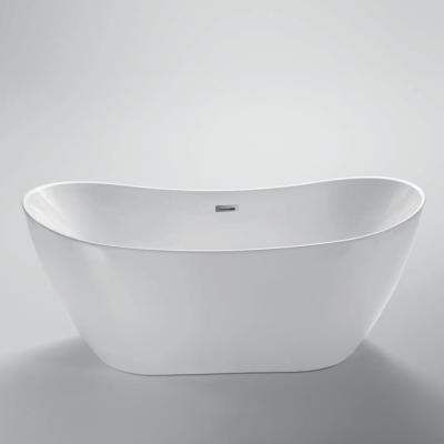 China Medyag Quality Freestanding Modern Design Slipper Bathtub Acrylic Finished Soaking Bathroom Double Double for sale