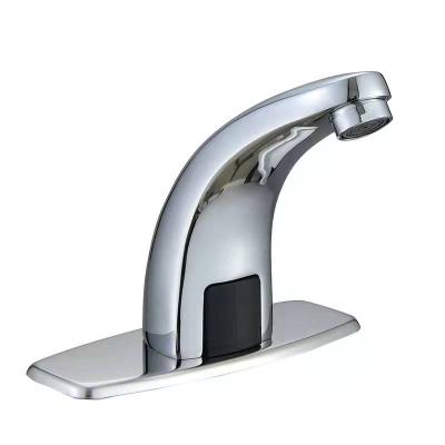 China Brass Sense Faucets Medyag AD-HS95CP AC Chrome Plating Bathroom Basins Sensor Faucets for sale