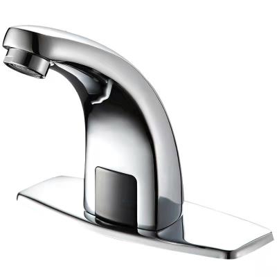 China Sense Faucets Medyag WaterMark Basin Faucet Sensor Touchless Bathroom Sink Temperature Mixer Brass Faucet for sale