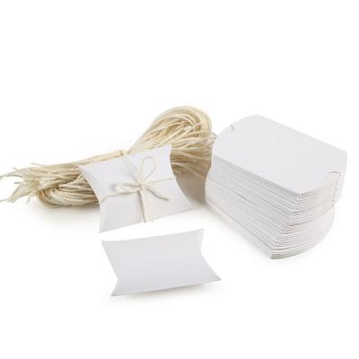 China Recycled Materials Medyag Cheap Gift Boxes Pillow White Paper Bags Card Gift Pillow Bags for sale