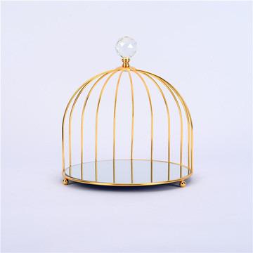 China Sustainable Home Decor Caged Shape Cake Decorating Tools Cake Tray for sale