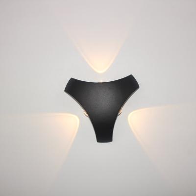 China Glass Aluminum Triangle Ip65 Indoor Bathroom Landscape Wall Lighting Waterproof Outdoor Wall Light for sale