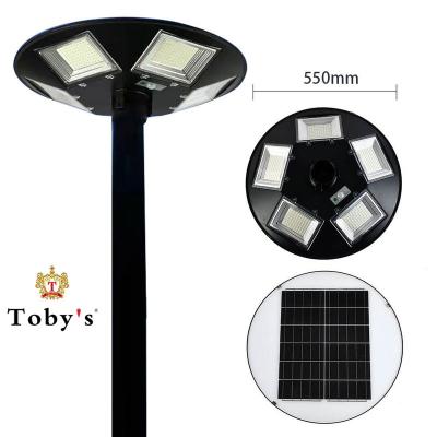 China Garden Toby's UFO 2023 Brand New OEM Supported brightness Waterproof Outdoor Led Solar Courtyard Light for sale