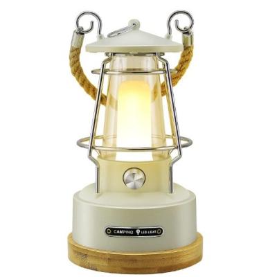 China Garden Battery Powered Vintage LED Camping Lantern Rechargeable for sale