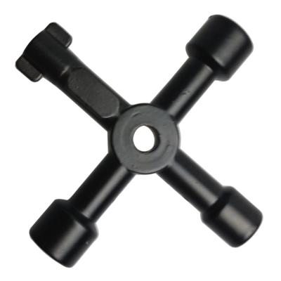 China Carbon Steel 4-Way Water Gas Meter Service Wrench for sale