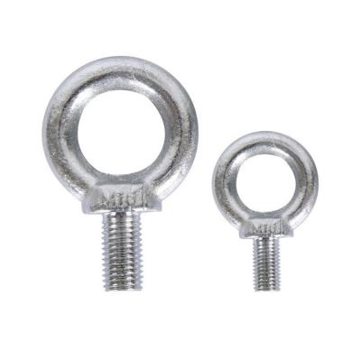 China Industry Galvanized Forged Steel Anchor Eye Bolt DIN580 Threaded Eye for sale