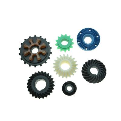 China pa6 pa66 plastic strong wear-resistant and anti-corrosion nylon spur gears for sale