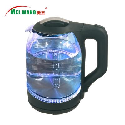 China 360 Base 1.8L Degree Quick Rotating Health Electric Glass Jar Household Kettle China Factory for sale