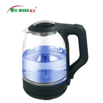 China Electric Kettle Maker 1.8L Low Direct Glass Kettle 360 ​​Degree Rotation Electric Water Heater Kettle for sale