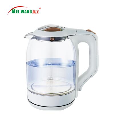 China Wholesale Factory Price 360 ​​Degree Rotation Low 1.8L Glass Electric Tea Kettles for sale