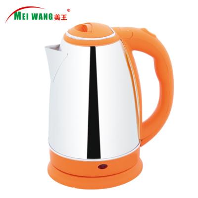 China 360 Degree Rotational Base Electric Kettle Stainless Steel Cordless Portable 1.2L 1.5L 1.8L 2.0L Heating Electric Water Boiler for sale