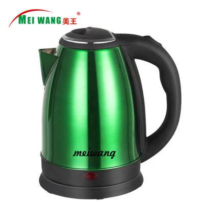 China 360 Degree 1500W Rotation Base 1.8L Electric Kettle Stainless Steel Travel Portable Water Heater Pot for sale