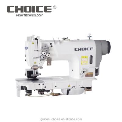 China GOLDEN CHOICE Double Needle Lockstitch Direct Drive Garment Sewing Machine GC8453T For Waist Band for sale