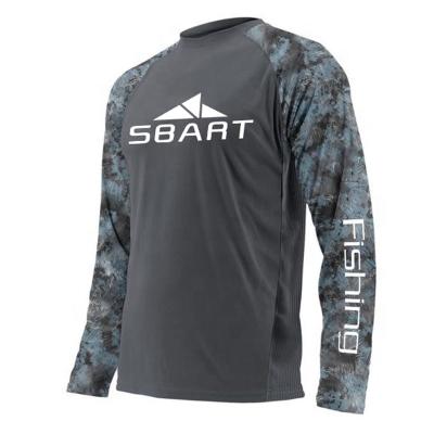 China Hot Selling Antibacterial Sublimation Printing Custom UV Protection Fishing Shirts For Men Fishing Wear for sale