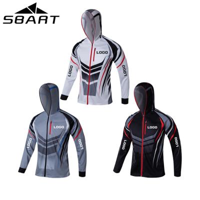 China Latest Design Antibacterial Printed Hooded Star Sublimation Performance Fishing Shirt for sale