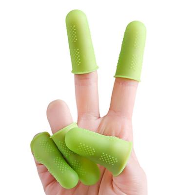 China Food Grade Silicone Sustainable Kitchen Anti Skid Gummed Finger Cut Protectors for sale