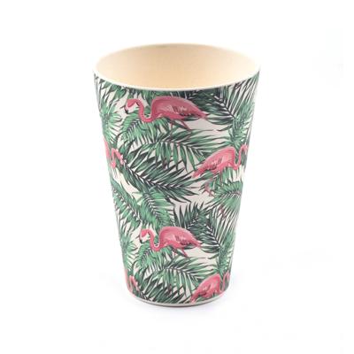 China Sustainable Biodegradable Bamboo Fiber Plastic Reusable Coffee Mug Travel Mug for sale